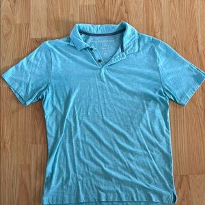 Banana Republic Factory Aqua Polo Shirt